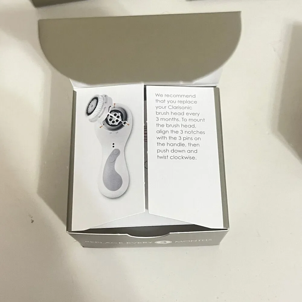 Clarisonic Skin Cleaning Replacement Brush Head for Sensitive Skin Lot of 5 NEW